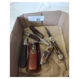 6 folding knives Barlow and other