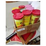 Tennis balls and 2 rackets