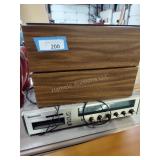 Panasonic 8 track recorder and 2 speakers