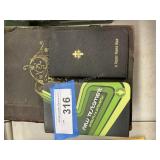 Prayer book, New Testament hand book and vitalogy