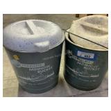 Two minnows buckets