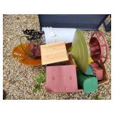 Lot of bird feeders and other