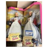 Two Barbie Civil war nurse dolls