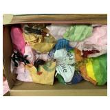 2 boxs of glass and metal figurines