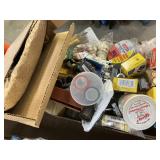 Two boxes electrical- fuses, outlets, light