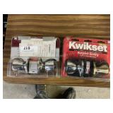 2 door locks, missing keys