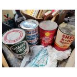 3 cans of motor oil and can ATF