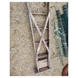 Wood stepladder As-is