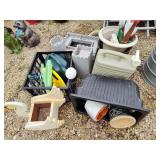 Pots, sprinklers and decor