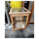 Glass display side cabinet