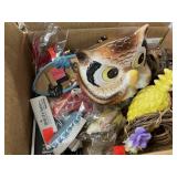 4 flats of assorted figurines