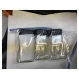 Spice rack with spices and glass containers