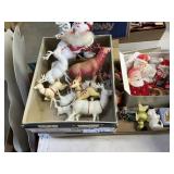 Lot of Christmas ornaments
