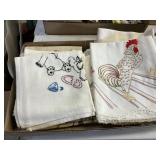 Lot of dish towels