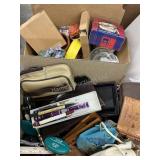 Two flats assorted items