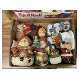 2 flats Christmas and Easter decorations