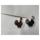 Fenton glassware and Lenox duck