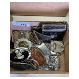 Assorted belt buckles