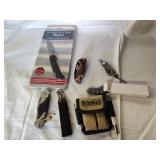 6 folding knives and tool