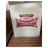 All purpose dryer, ice crusher, ice cream macine