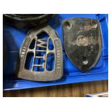 3 antique irons