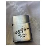 Zippo lighter - USS Holder DDE 819