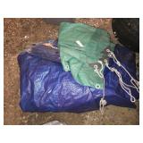 Assortment of tarps