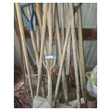 Assortment of garden tools