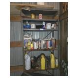 Contents on shelves