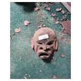 Carved wood mask