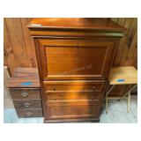 Secretary desk, night stand and foldable table