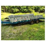 Tandem axle trailer 19ft