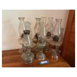 6 oil lamps