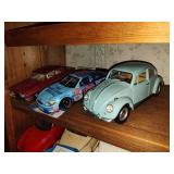 3 die cast cars