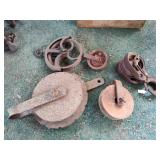 5 pulleys