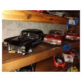 3 die cast cars