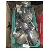 Assortment of car parts