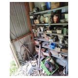 Shelf with contents