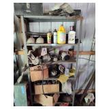 Shelf with contents