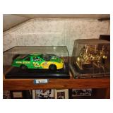 Model engine and die cast car
