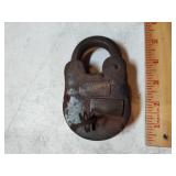 Antique padlock - Alcatraz Death Row