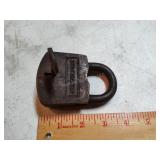 Brass Winchester padlock
