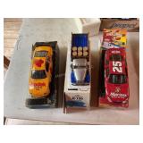 3 die cast cars
