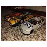 3 die cast cars