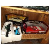 4 die cast cars