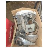 Assortment of car parts