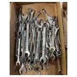 Assorted wrenches, mostly craftsmen