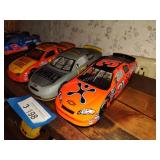 3 die cast cars