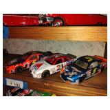 3 die cast cars