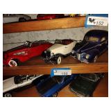 3 die cast cars